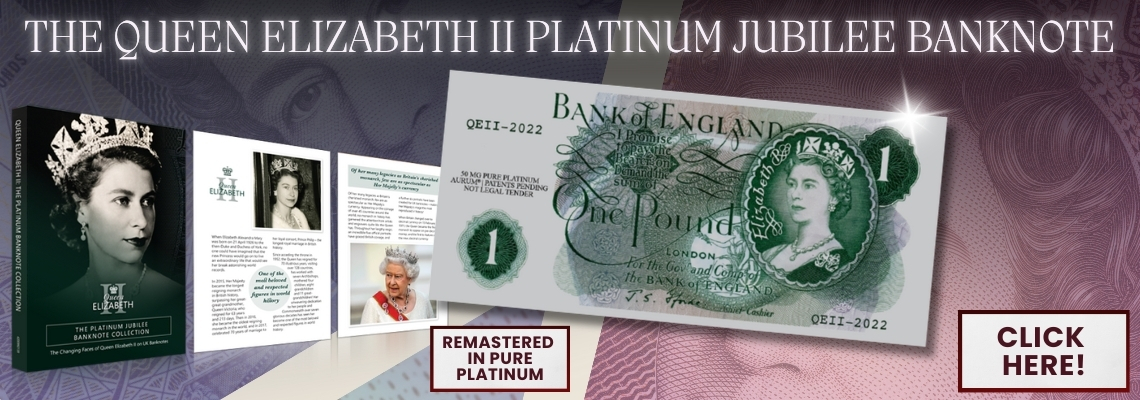 Platinum Queen Elizabeth II Banknote