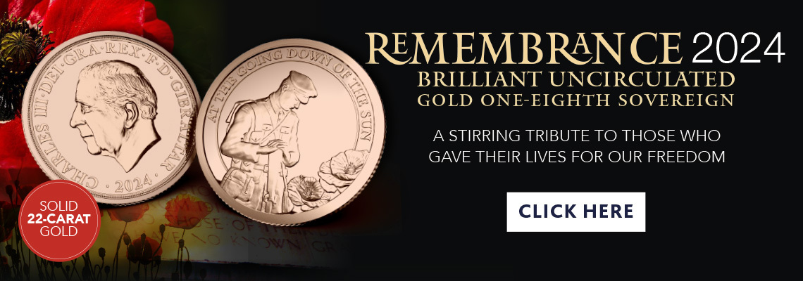 Remembrance 2024 Gold One-Eighth Sovereign