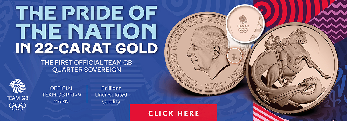 The Official Team GB Brilliant Uncirculated Gold Quarter Sovereign