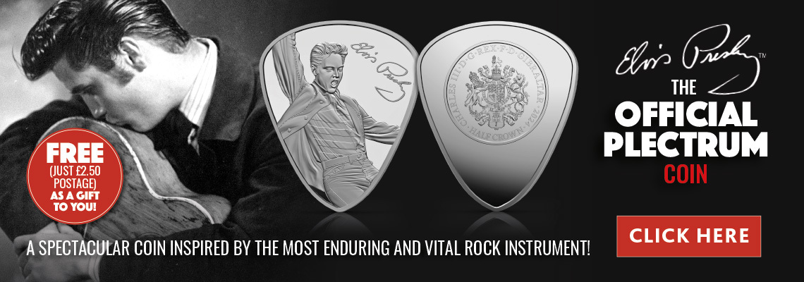 The Official Elvis Presley Plectrum-Shaped Coin