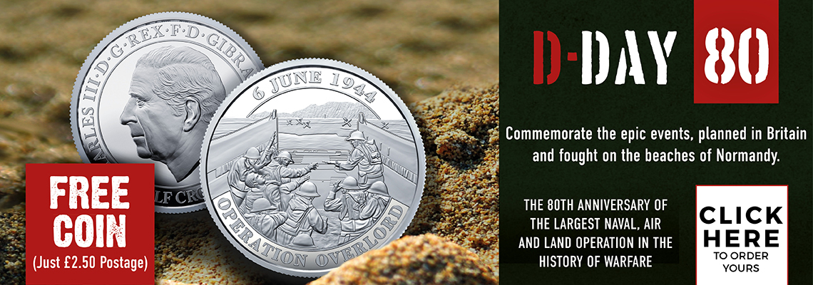 80th Anniversary of the D-Day Landings Coin