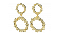 The Forget-Me-Not 'Full Floral Wreath' Drop solid 9-carat Gold Earrings