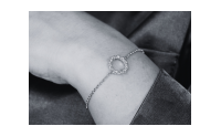 The Forget-Me-Not 'Wreath' Silver Bracelet