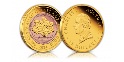 The First-Ever King Charles III Tenth Ounce Proof Gold Nugget