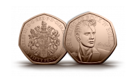 Elvis 22-carat gold fifty pence