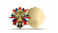  Official Team GB 1/10oz Pure Gold Lion Shaped Coin 