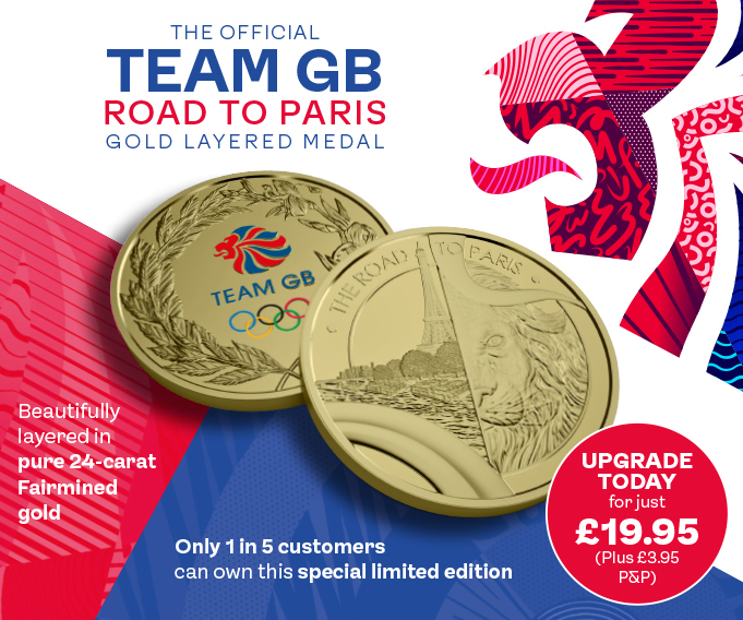 The Official 'Team GB The Road to Paris' Medal