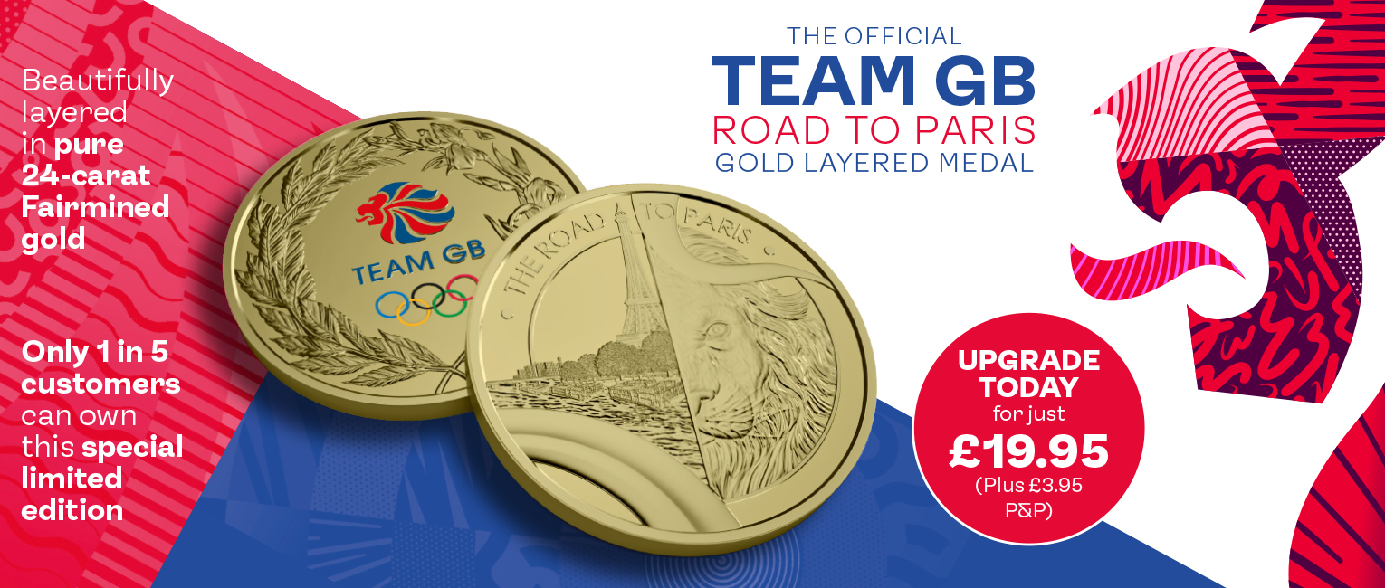 The Official 'Team GB The Road to Paris' Medal