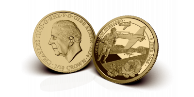 D-Day 80th Anniversary: 'Air' 1/10th Pure Gold Coin