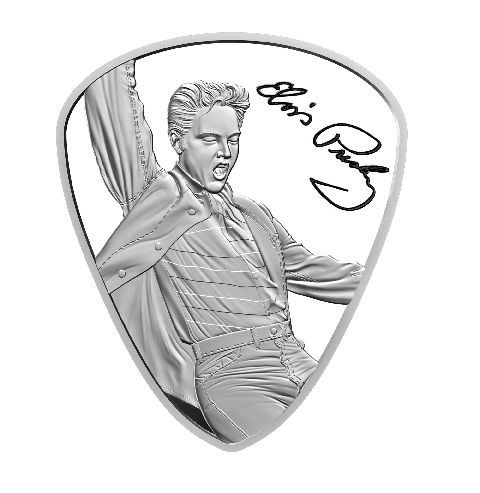 The Official Elvis Presley Plectrum Coin - Unreleased Edition!