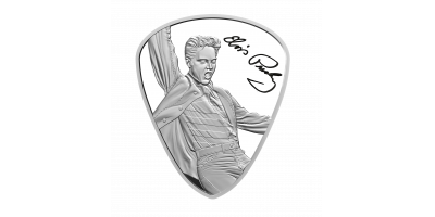 The Official Elvis Presley Plectrum Coin - Signature Edition!