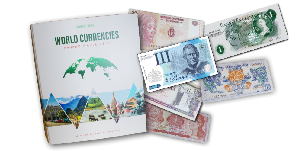 50 Banknotes from 50 Countries